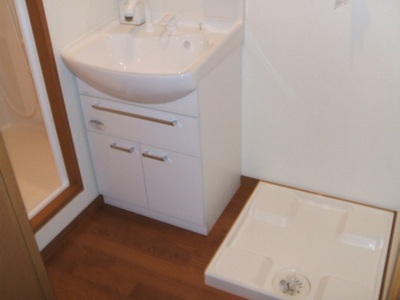 Washroom. Dressing room, Independent wash basin, Washing machine in the room