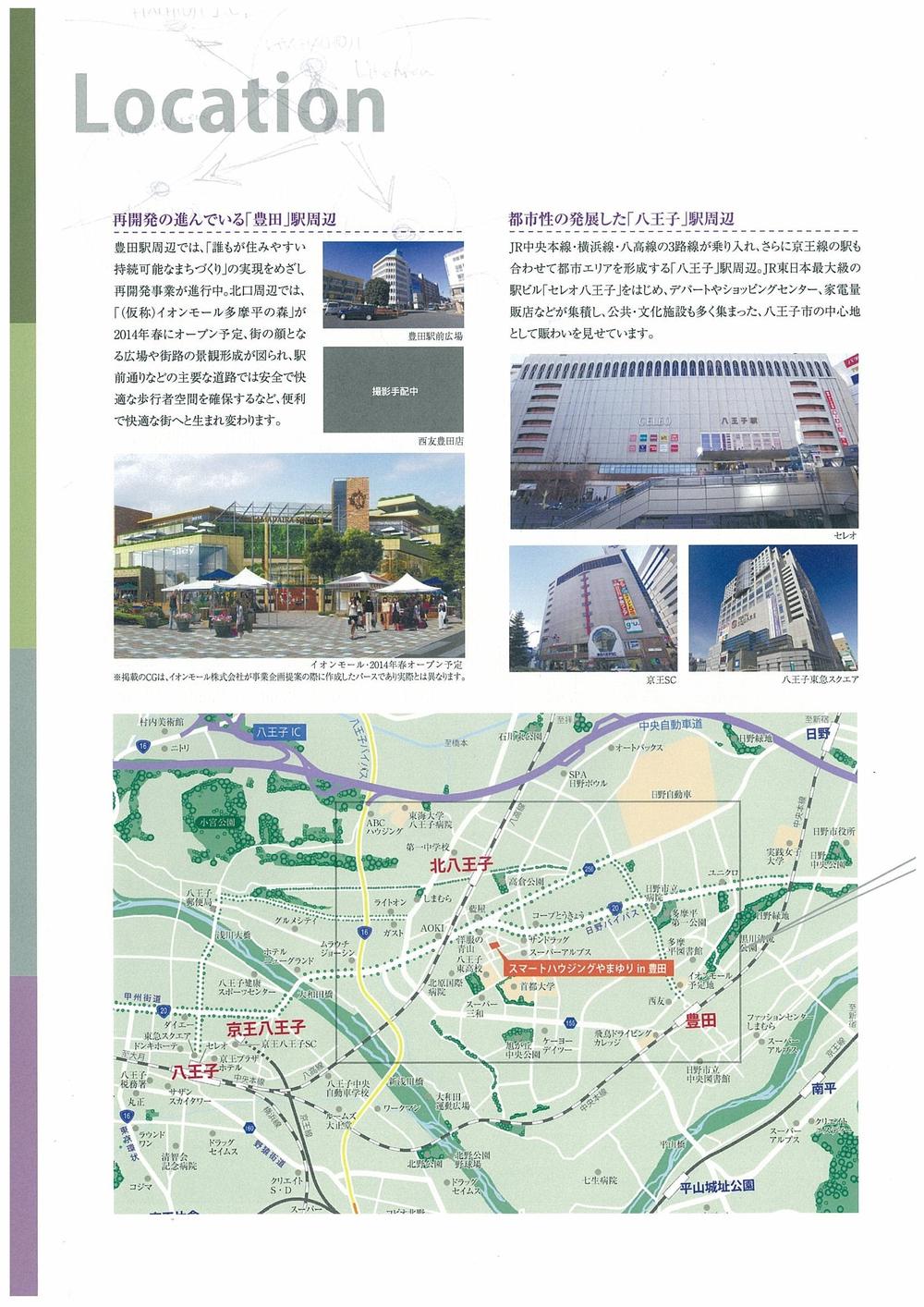 Local guide map. Map (Location)