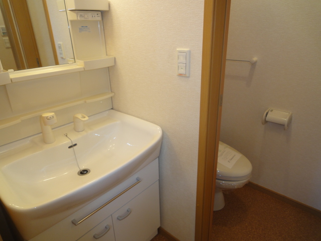 Washroom. Reference photograph