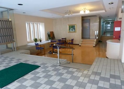 Entrance. Fashionable is the entrance.