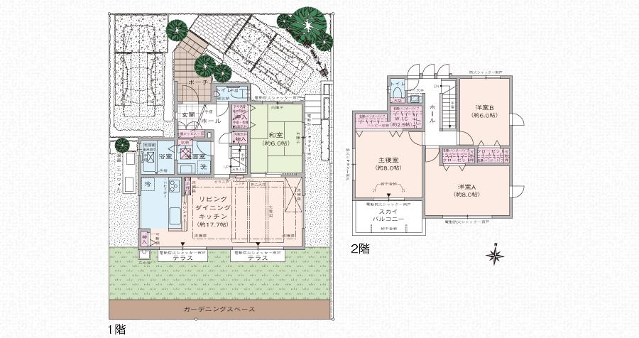 Floor plan. (11-7 Building), Price 49,800,000 yen, 4LDK, Land area 171.24 sq m , Building area 110.95 sq m