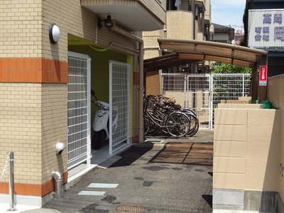 Other common areas. Bicycle-parking space