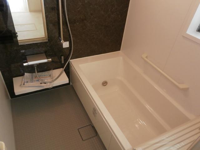 Bathroom. 1 Building Bathroom with bathroom drying heater