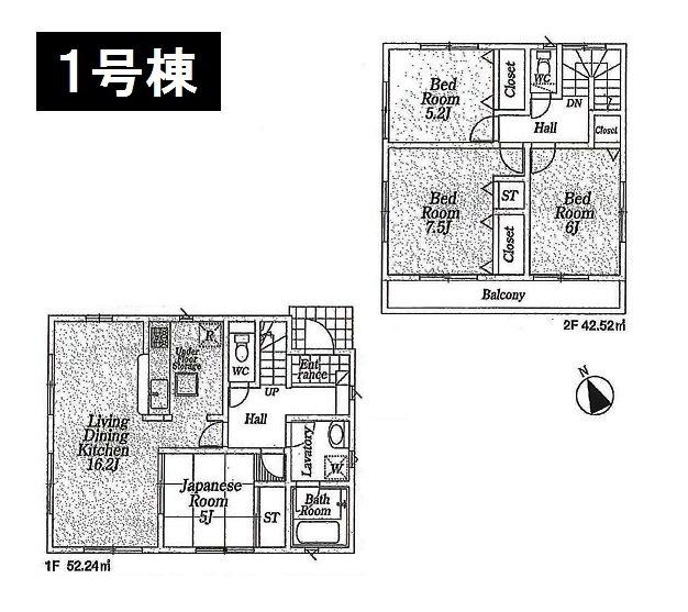 Floor plan. 29,900,000 yen, 4LDK, Land area 184.15 sq m , Building area 94.76 sq m