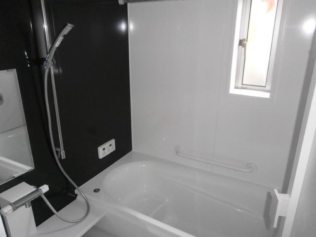 Bathroom. Bathroom with Air Heating dryer