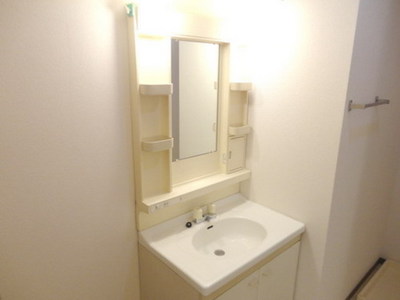 Washroom. Wash basin is wide