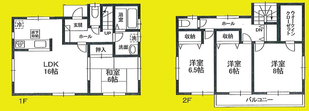 Floor plan. 34,800,000 yen, 4LDK, Land area 237.27 sq m , Building area 105.98 sq m