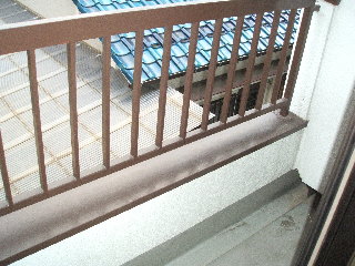 Balcony. Facing south