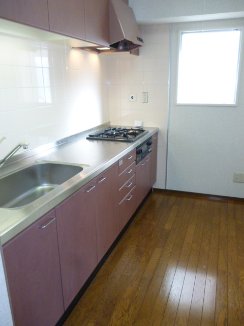 Kitchen. Flow line is a good kitchen to the living room.