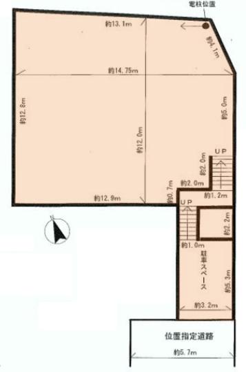 Compartment figure. Land price 17 million yen, Land area 219 sq m