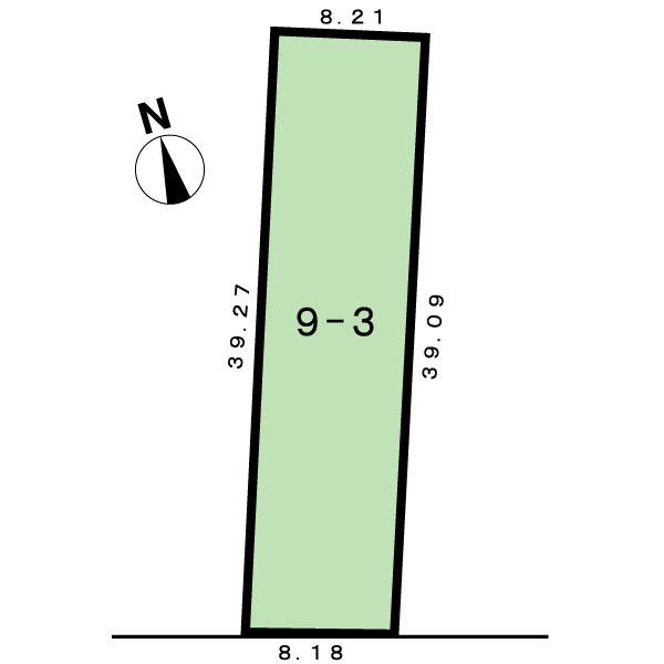 Compartment figure. Land price 80 million yen, Land area 320.49 sq m