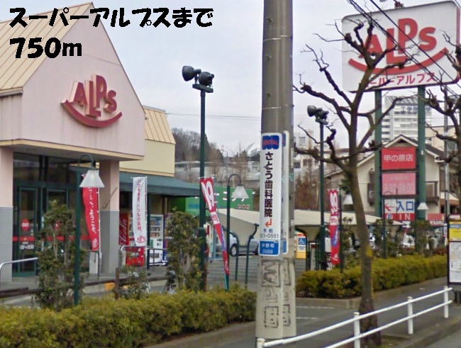 Supermarket. 750m to Super Alps (Super)