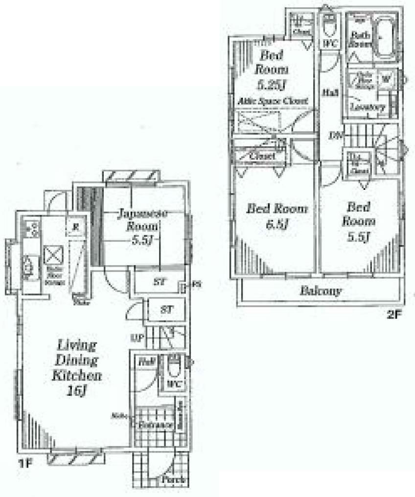 Floor plan. (2), Price 34,800,000 yen, 4LDK, Land area 113 sq m , Building area 89.1 sq m