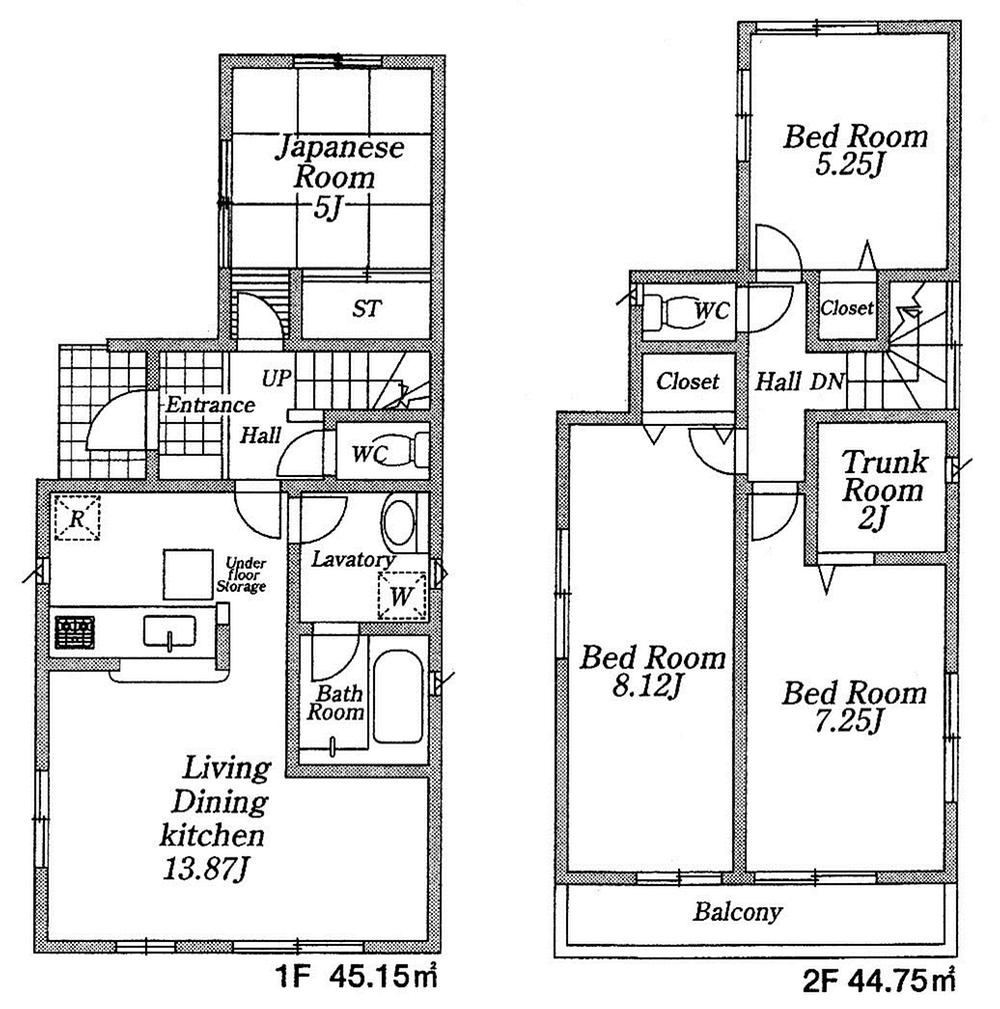 Floor plan. 20,130,000 yen, 4LDK, Land area 98.1 sq m , Building area 89.9 sq m