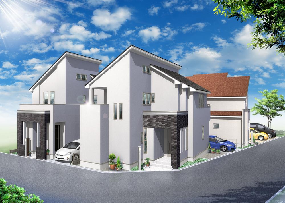 Rendering (appearance). Left A Building is in sale.