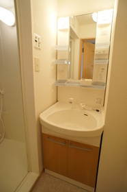 Washroom. Independent wash basin