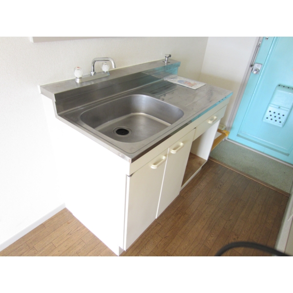 Kitchen. Put gas prices ~ Left side is refrigerator space!