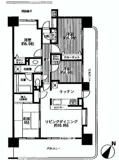 Floor plan. 4LDK, Price 25 million yen, Footprint 81.8 sq m