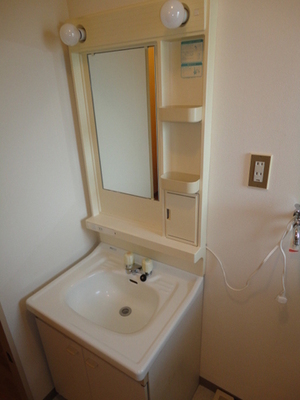 Washroom. Independent wash basin