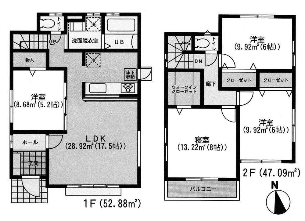 Floor plan. 29,800,000 yen, 4LDK, Land area 150.62 sq m , Building area 99.97 sq m