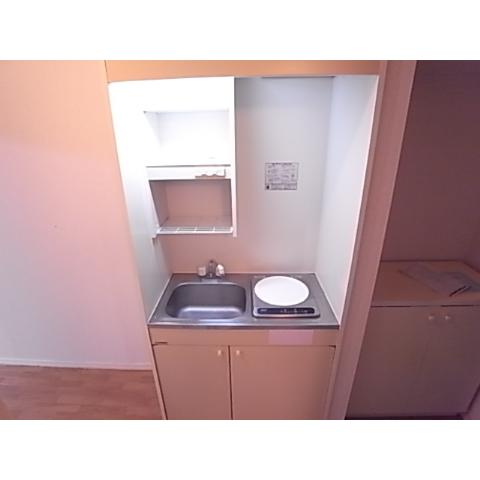 Kitchen. IH is equipped with cooking Hita