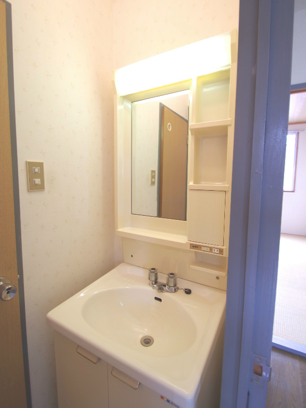 Washroom. Independent wash basin