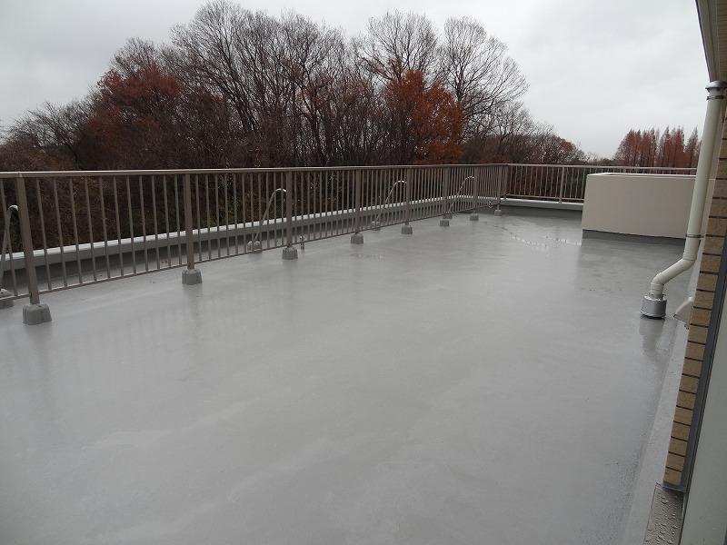 Balcony. Roof balcony 67.4 sq m