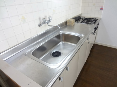 Kitchen.  ☆ System kitchen of a large sink ☆