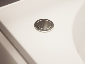 Bathing-wash room. One push drainage plug