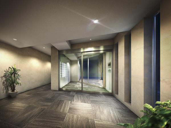 Buildings and facilities. Entrance Hall Rendering