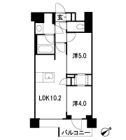 Floor: 2LDK + WIC, the occupied area: 44.98 sq m, Price: 25,900,000 yen, now on sale