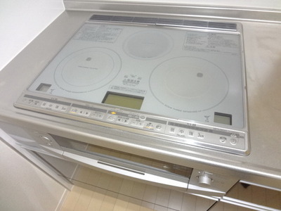 Kitchen. IH cooking heater (3-neck)