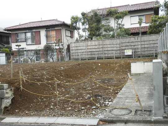 Local land photo. Shooting from the southeast side (the present condition vacant lot)