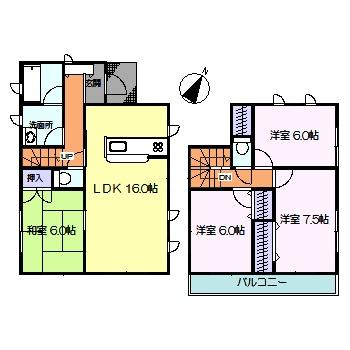 Floor plan. 33,800,000 yen, 4LDK, Land area 108.98 sq m , Building area 93.15 sq m