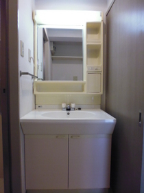 Washroom. Easy-to-use independent wash basin