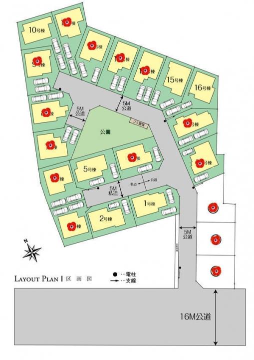 The entire compartment Figure. Higashikurume Shimozato 2-chome compartment view
