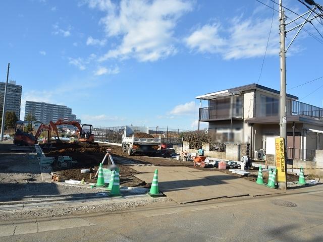 Local land photo. Higashikurume Saiwaicho 4-chome field landscape During construction