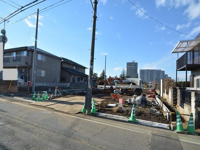 Local land photo. Higashikurume Saiwaicho 4-chome field landscape During construction