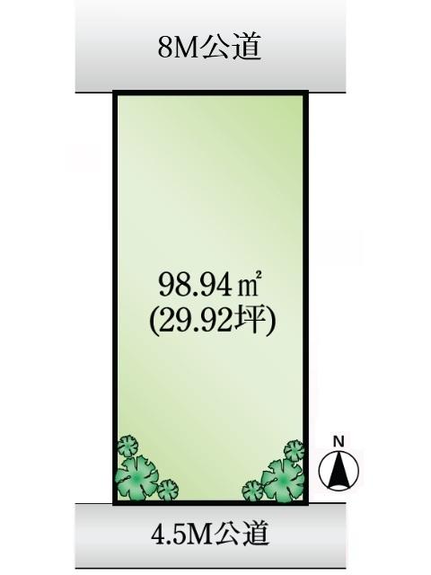 The entire compartment Figure. Higashikurume Minamisawa 5-chome compartment view
