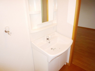 Washroom. Independent wash basin