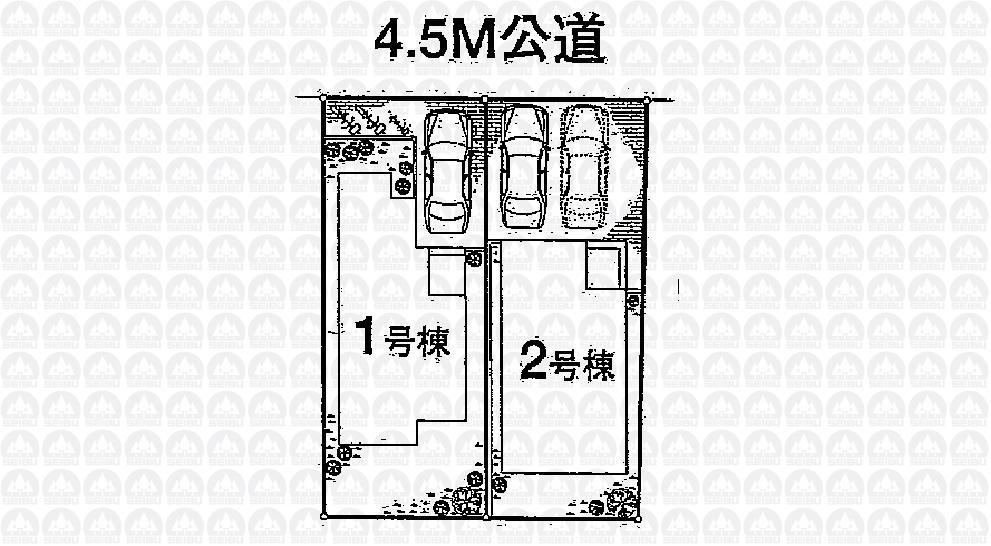 Compartment figure. 30,800,000 yen, 3LDK, Land area 91.55 sq m , Building area 71.41 sq m compartment view