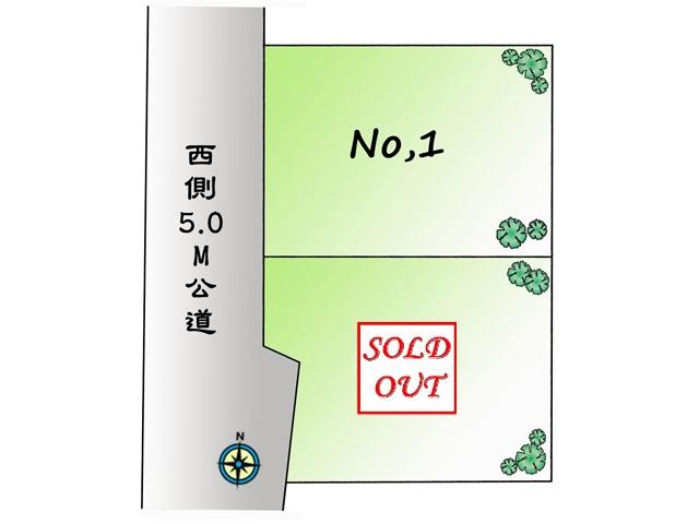 The entire compartment Figure. Higashikurume Saiwaicho 2-chome, the entire compartment view