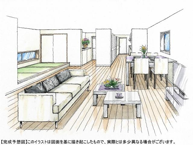 Local appearance photo. Higashi Kurume City center-cho 6-chome Rendering 1 Building