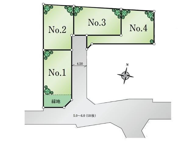 The entire compartment Figure. Higashikurume Shimozato 5-chome compartment view