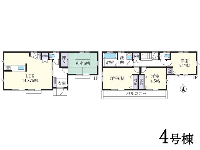Floor plan. Higashi Kurume Municipal to the first elementary school 820m