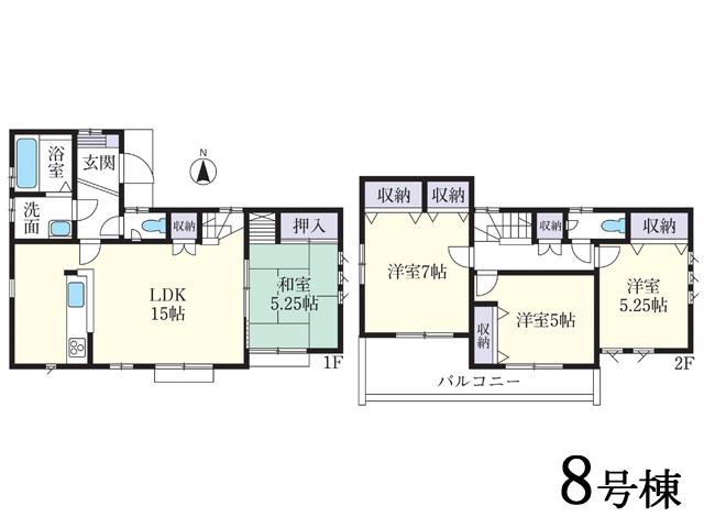 Floor plan. Higashi Kurume Municipal to the first elementary school 820m
