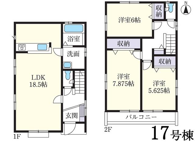 Floor plan. Higashi Kurume Municipal to the first elementary school 820m