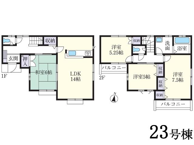 Floor plan. Higashi Kurume Municipal to the first elementary school 820m