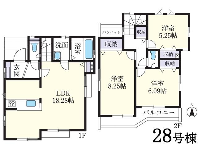 Floor plan. Higashi Kurume Municipal to the first elementary school 820m