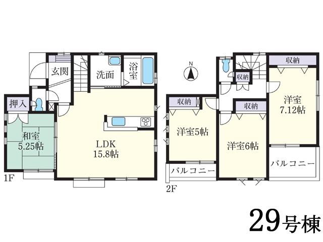 Floor plan. Higashi Kurume Municipal to the first elementary school 820m